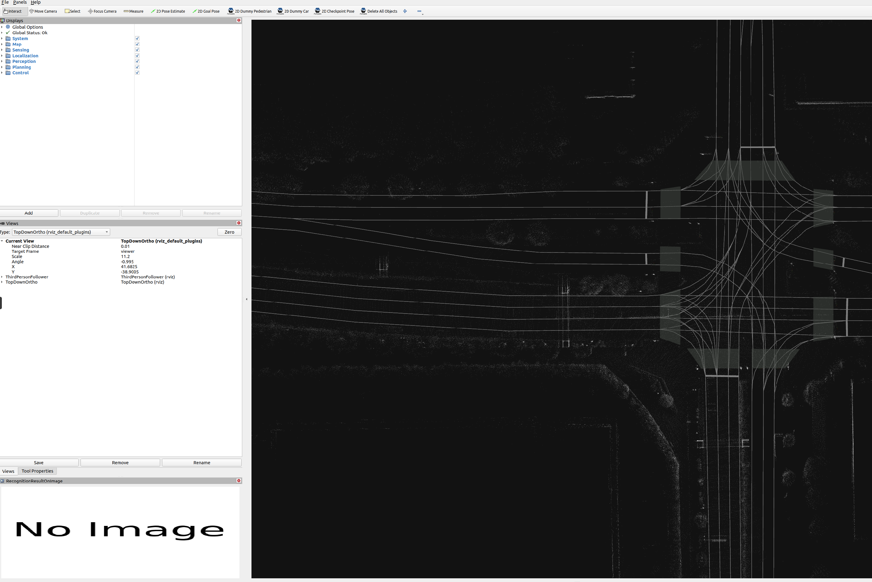 Rosbag replay simulation - Autoware Documentation