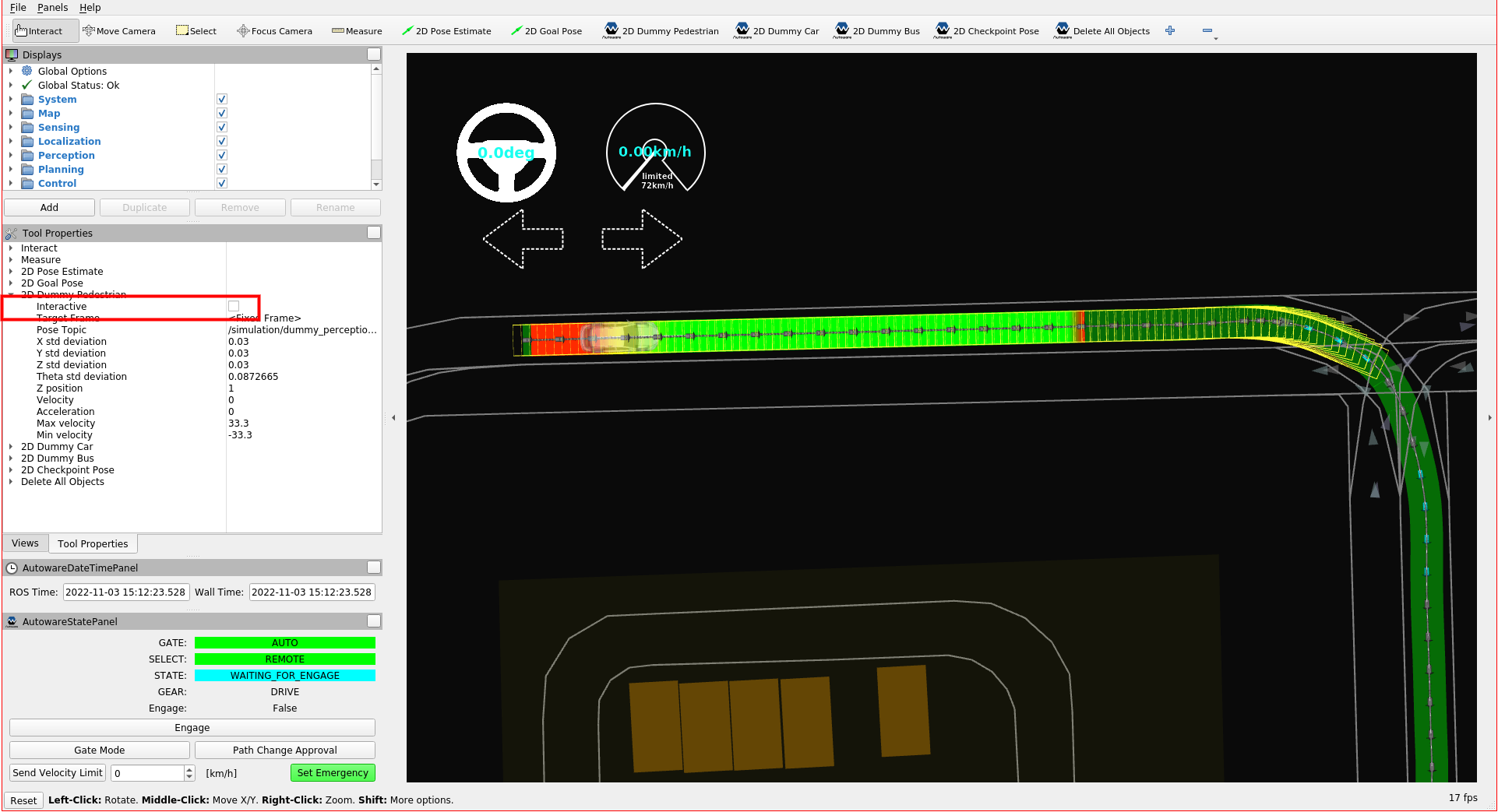 Planning simulation - Autoware Documentation